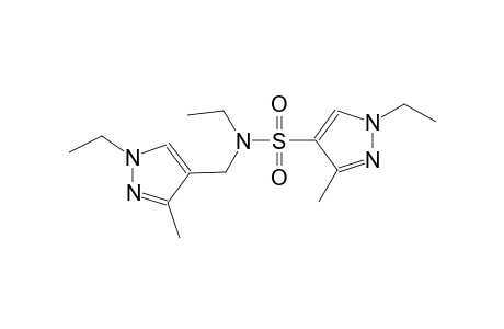 1H-pyrazole-4-sulfonamide, N,1-diethyl-N-[(1-ethyl-3-methyl-1H-pyrazol-4-yl)methyl]-3-methyl-