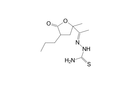 furan, 2-[(1E)-1-[(aminocarbonothioyl)hydrazono]ethyl]tetrahydro-2-methyl-5-oxo-4-propyl-