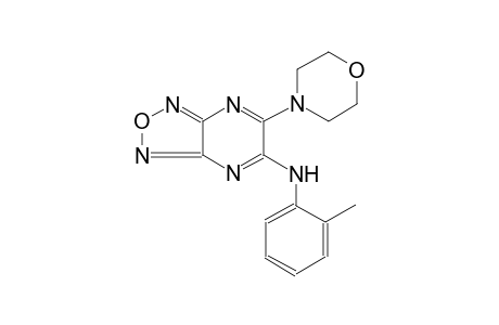 [1,2,5]oxadiazolo[3,4-b]pyrazin-5-amine, N-(2-methylphenyl)-6-(4-morpholinyl)-