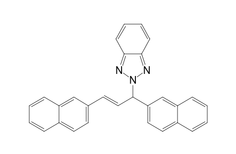 (E)-2-[1,3-Bis(naphthalen-2-yl)allyl]-2H-benzo[d][1,2,3]triazole