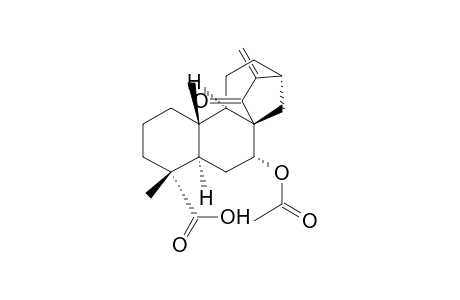 1H-2,10a-Ethanophenanthrene, kaur-16-en-18-oic acid deriv.
