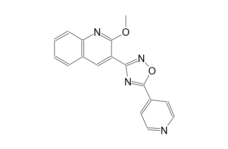 methyl 3-[5-(4-pyridinyl)-1,2,4-oxadiazol-3-yl]-2-quinolinyl ether