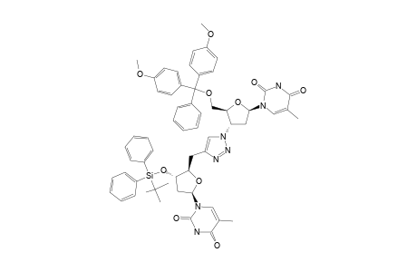 4-[3'-O-(TERT.-BUTYLDIPHENYLSILYL)-5'-DEOXY-THYMIDIN-5'-YL]-1-[3'-DEOXY-5'-O-(4,4'-DIMETHOXYTRITYL)-THYMIDIN-3'-YL]-1H-1,2,3-TRIAZOLE