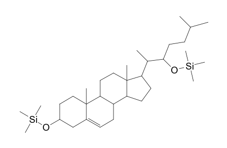 Cholesterol <22.alpha.-hydroxy->, di-TMS