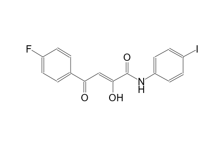 (2Z)-4-(4-fluorophenyl)-2-hydroxy-N-(4-iodophenyl)-4-oxo-2-butenamide