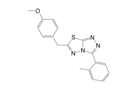 [1,2,4]triazolo[3,4-b][1,3,4]thiadiazole, 6-[(4-methoxyphenyl)methyl]-3-(2-methylphenyl)-