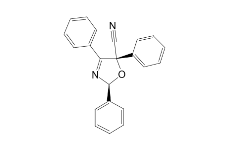 cis-5-Cyano-2,4,5-triphenyl-3-oxazoline