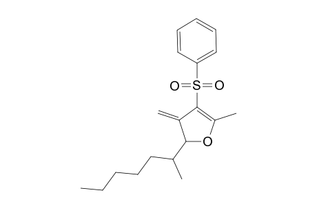2-Heptyl-3-methylene-4-(phenylsulfonyl)-5-methyl-2,3-dihydroylfuran