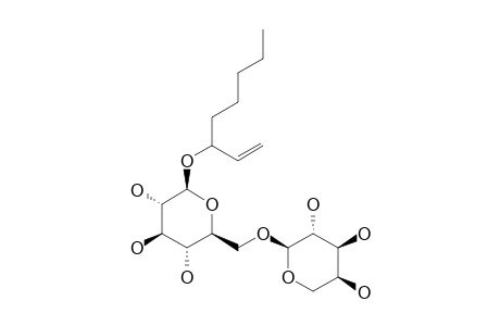 3-O-[ALPHA-L-ARABINOPYRANOSYL-(1->6)-BETA-D-GLUCOPYRANOSYL]-OCT-1-ENE-3-OL