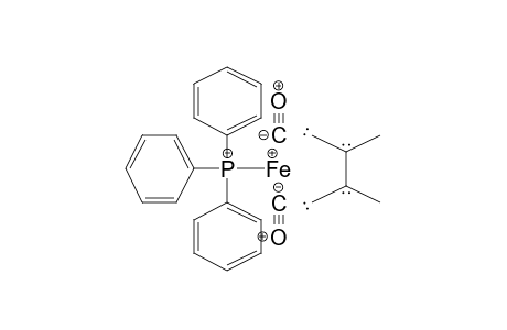 Iron, dicarbonyl[(1,2,3,4-.eta.)-2,3-dimethyl-1,3-butadiene](triphenylphosphine)-