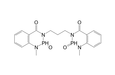 1-Methyl-3-[3-(1-methyl-2,4-dioxo-1,3,2lambda5-benzodiazaphosphinin-3-yl)propyl]-2-oxo-1,3,2lambda5-benzodiazaphosphinin-4-one