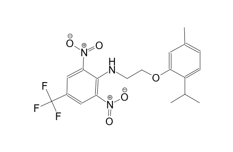 benzenamine, N-[2-[5-methyl-2-(1-methylethyl)phenoxy]ethyl]-2,6-dinitro-4-(trifluoromethyl)-