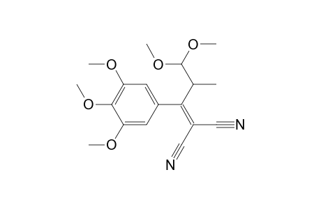 Propanedinitrile, [3,3-dimethoxy-2-methyl-1-(3,4,5-trimethoxyphenyl)propylidene]-