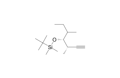 Silane, (1,1-dimethylethyl)dimethyl[[2-methyl-1-(1-methylpropyl)-3-butynyl]oxy]-, [1R-[1R*(S*),2S*]]-