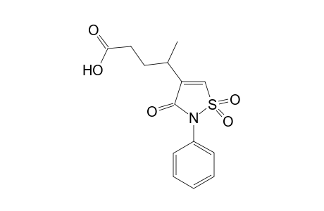 4-(2-Phenyl-1,1,3-trioxo-2,3-dihydro-1H-isothiazol-4-yl)-pentanoic acid