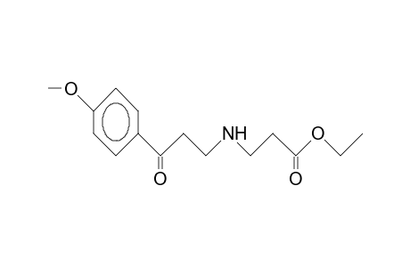 N-(B-[4-Methoxy-benzoyl]-ethyl)-B-alanine ethyl ester