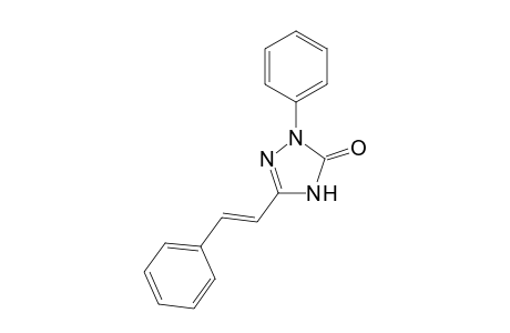 2-Phenyl-5-[(E)-2-phenylethenyl]-1H-1,2,4-triazol-3-one