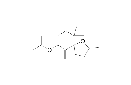 (2SR,7SR)-2,10,10-trimethyl-6-methylidene-1-oxaspiro[4,5]dec-7-yl isopropyl ether