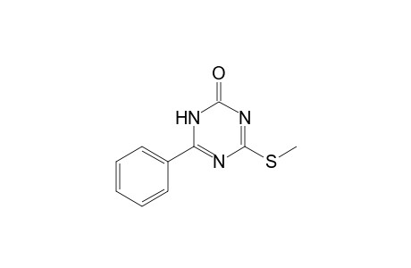 4-(methylthio)-6-phenyl-1H-1,3,5-triazin-2-one
