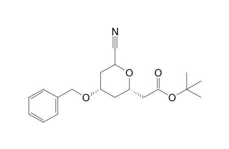 (2S,4S)-(4-Benzyloxy-6-cyanotetrahydropyran-2-yl)acetic acid tert-butyl ester