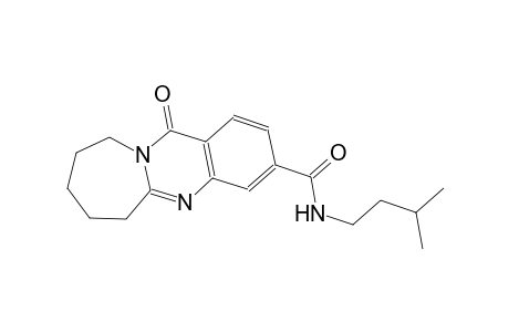 N-isopentyl-12-oxo-6,7,8,9,10,12-hexahydroazepino[2,1-b]quinazoline-3-carboxamide