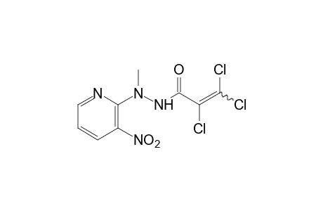 trichloroacrylic acid, 2-methyl-2-(3-nitro-2-pyridyl)hydrazide