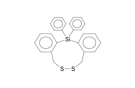 1,1-DIPHENYL-2,3;8,9-DIBENZO-5,6-DITHIASILANINE