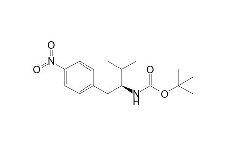 N-[(1S)-2-methyl-1-(4-nitrobenzyl)propyl]carbamic acid tert-butyl ester