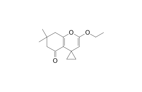 2-ethoxy-7,7-dimethylspiro[6,8-dihydrochromene-4,1'-cyclopropane]-5-one