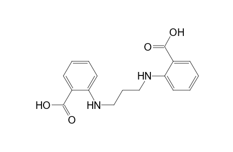 2-[3-[(2-carboxyphenyl)amino]propylamino]benzoic acid