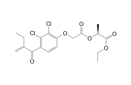 (S)-2-(2,3-Dichloro-4-(2-methylen-1-oxobutyl)-phenoxyacetyl)-oxypropionicacidethylester