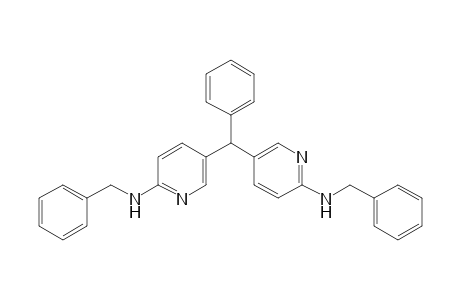 benzyl-[5-[[6-(benzylamino)-3-pyridyl]-phenyl-methyl]-2-pyridyl]amine