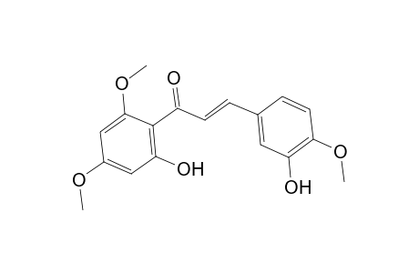 (2E)-1-(2-Hydroxy-4,6-dimethoxyphenyl)-3-(3-hydroxy-4-methoxyphenyl)-2-propen-1-one