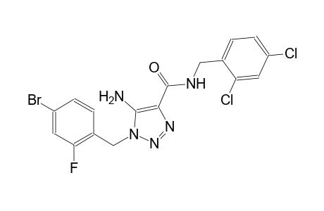 1H-1,2,3-triazole-4-carboxamide, 5-amino-1-[(4-bromo-2-fluorophenyl)methyl]-N-[(2,4-dichlorophenyl)methyl]-