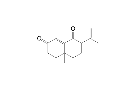 2,6-Dimethyl-9-(propen-2-yl)bicyclo[4.4.0]dec-1-en-3,10-dione