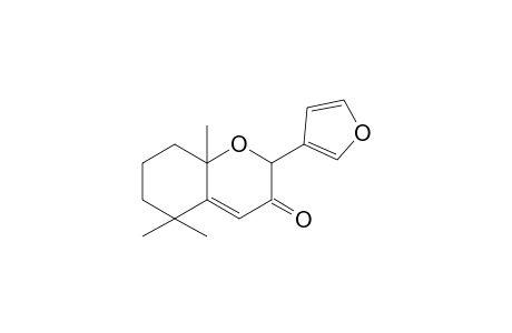 (1RS,8aSR)-1-(3-furyl)-5,5,8a-trimethyl-1,5,6,7,8,8a-hexahydro-3H-2-benzopyran-3-one