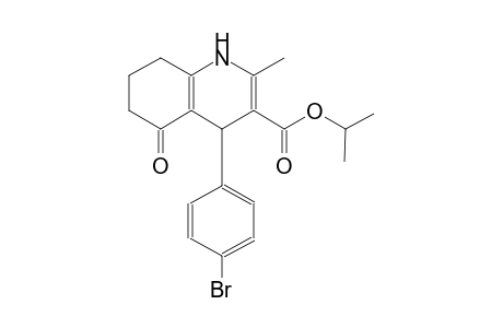 isopropyl 4-(4-bromophenyl)-2-methyl-5-oxo-1,4,5,6,7,8-hexahydro-3-quinolinecarboxylate