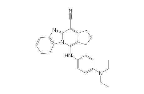11-[4-(diethylamino)anilino]-2,3-dihydro-1H-cyclopenta[4,5]pyrido[1,2-a]benzimidazole-4-carbonitrile