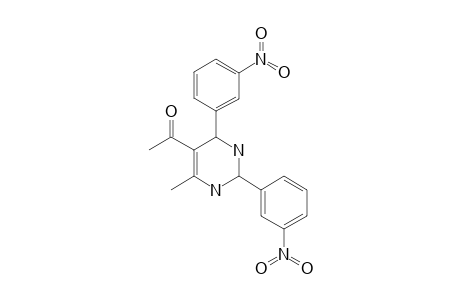 5-ACETYL-6-METHYL-2,4-BIS-(3-NITROPHENYL)-TETRAHYDROPYRIMIDINE