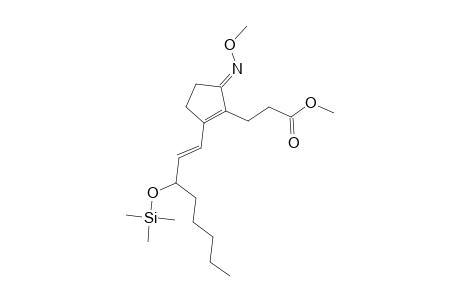 3-[(5E)-5-methoxyimino-2-[(E)-3-trimethylsilyloxyoct-1-enyl]-1-cyclopentenyl]propanoic acid methyl ester