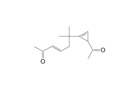 (E)-6-(3-acetyl-1-cyclopropenyl)-6-methyl-3-hepten-2-one