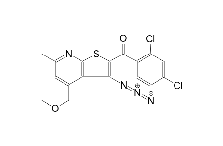 [3-azido-4-(methoxymethyl)-6-methyl-2-thieno[2,3-b]pyridinyl]-(2,4-dichlorophenyl)methanone