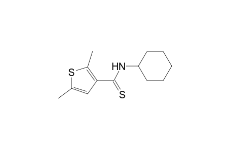 3-Thiophenecarbothioamide, N-cyclohexyl-2,5-dimethyl-