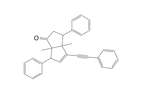1,5-Dimethyl-4,8-diphenyl-6-(phenylethynyl) bicyclo[3.3.0]oct-6-en-2-one