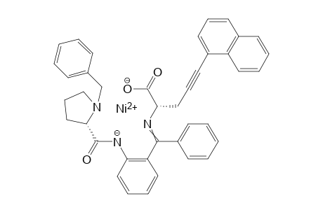 (S)-2-Amino-5-[naphth-1-yl]pent-4-ynoic acid-Ni-(S)-N-(benzylprolyl)aminobenzophenone