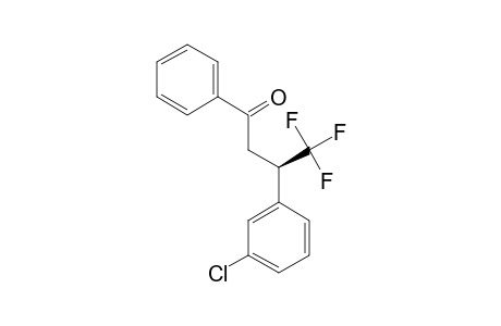 3-(3-CHLOROPHENYL)-4,4,4-TRIFLUORO-1-PHENYL-1-BUTANONE