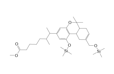 3-[7'-methoxycarbonyl-1',2'-dimethylhexyl]-1-trimethylsilyloxy-9-[(trimethylsilyloxy)methyl]-6a,7,10,10a-tetrahydro-6,6-dimethyl-6H-dibenzo[b,d]pyran