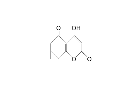 4-Hydroxy-7,7-dimethyl-7,8-dihydro-coumarin-5(6H)-one