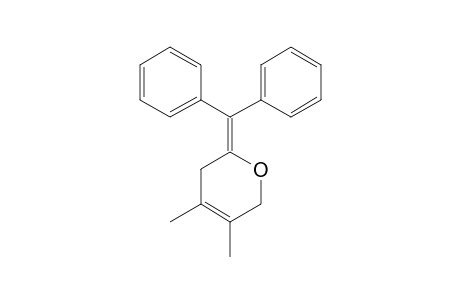 3,4-DIMETHYL-6-DIPHENYLMETHYLIDENE-5,6-DIHYDROPYRAN
