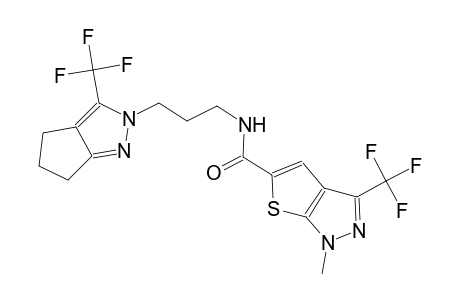1H-thieno[2,3-c]pyrazole-5-carboxamide, N-[3-(5,6-dihydro-3-(trifluoromethyl)cyclopenta[c]pyrazol-2(4H)-yl)propyl]-1-methyl-3-(trifluoromethyl)-